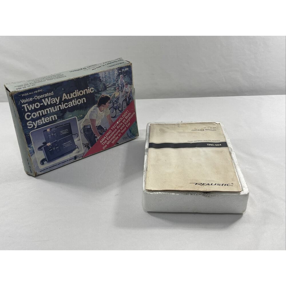 Realistic TRC 504 Voice Operated Two Way Audionic Communication System